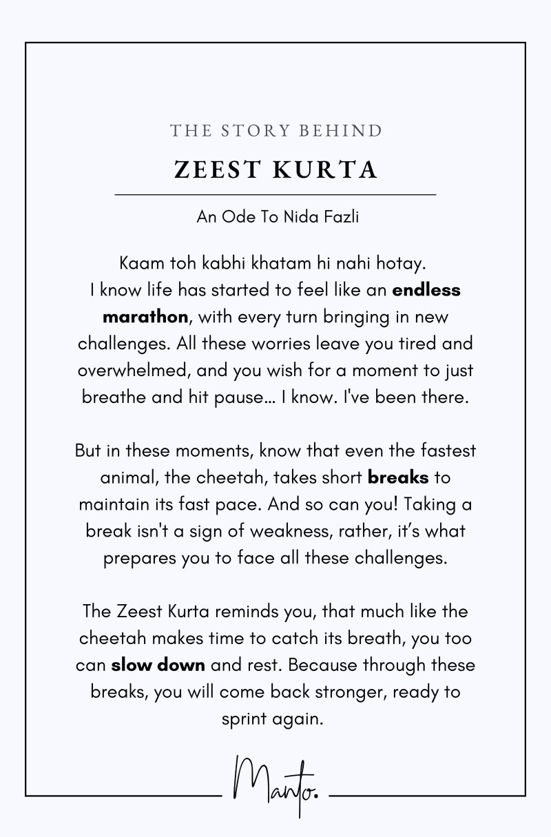 S Zeest Kurta